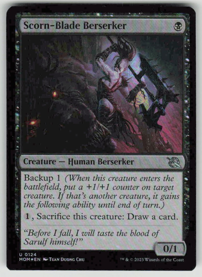 2023 March of the Machine 124 Scorn-Blade Berserker