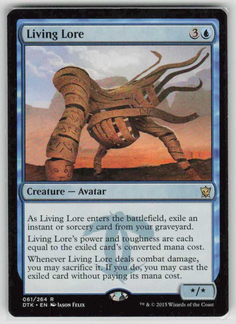 2015 Dragons of Tarkir 61 Living Lore