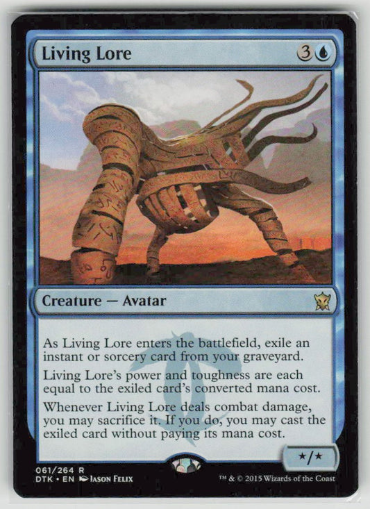 2015 Dragons of Tarkir 61 Living Lore