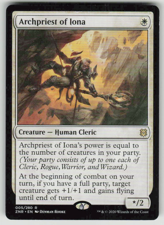 2020 Zendikar Rising 5 Archpriest of Iona