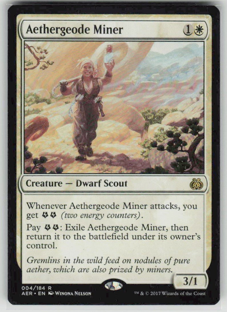 2017 Aether Revolt 4 Aethergeode Miner