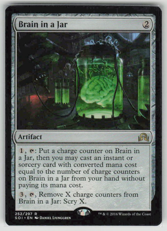 2016 Shadows over Innistrad 252 Brain in a Jar
