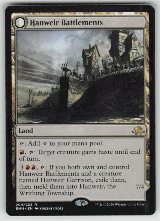 2016 Eldritch Moon 204 Hanweir Battlements