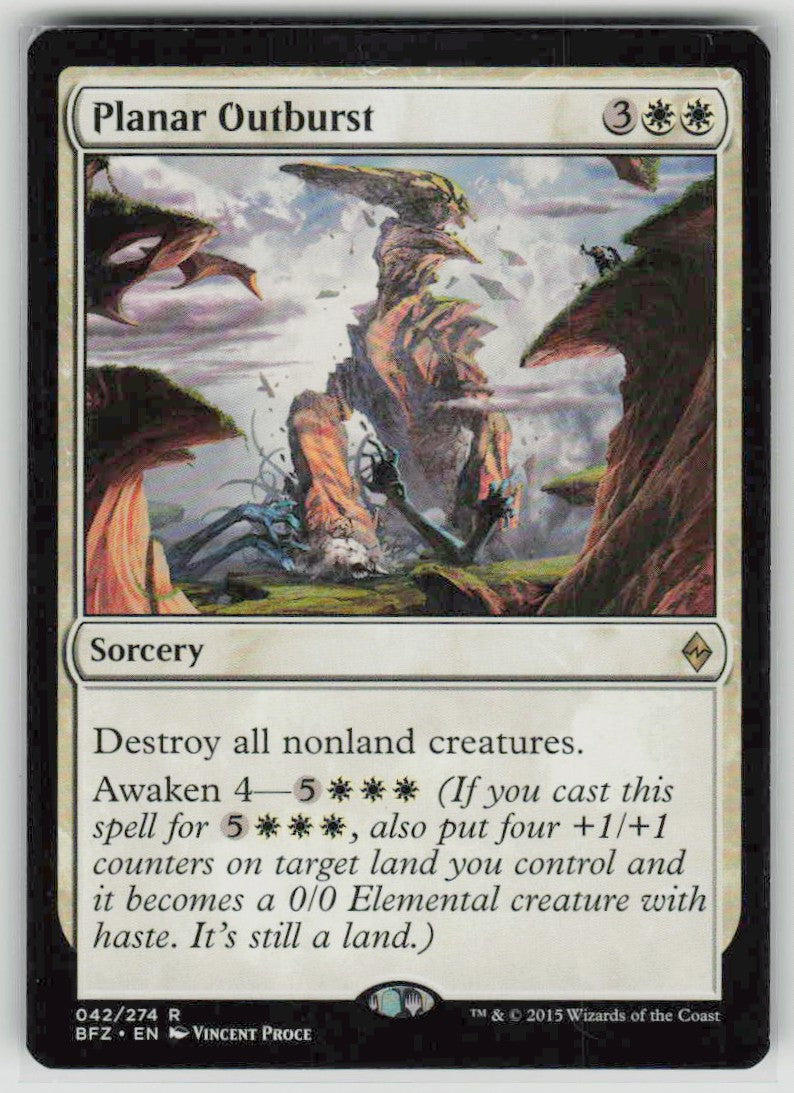 2015 Battle for Zendikar 42 Planar Outburst