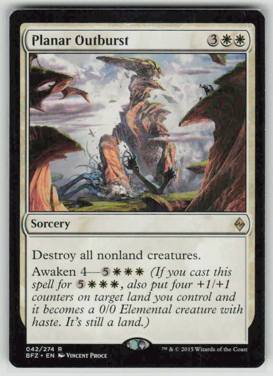 2015 Battle for Zendikar 42 Planar Outburst