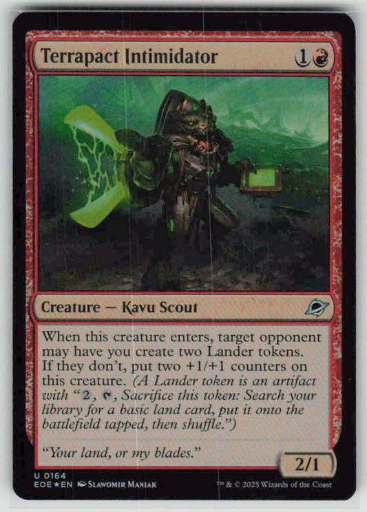 2025 Edge of Eternities 164 Terrapact Intimidator