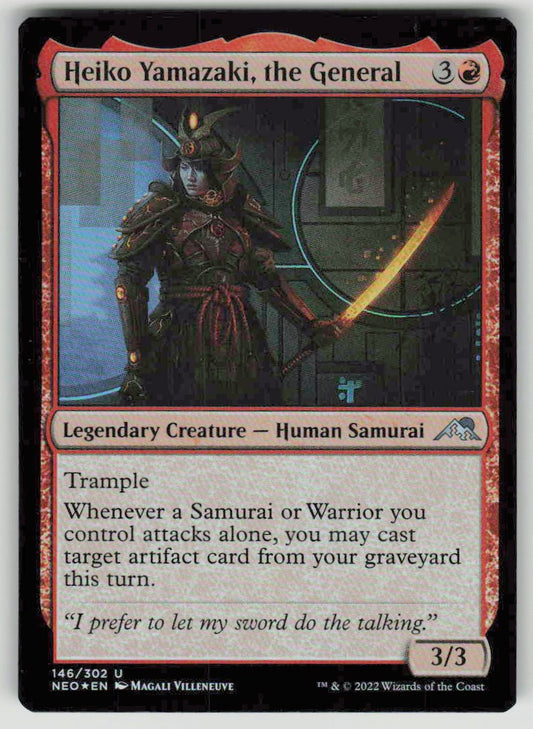 2022 Kamigawa: Neon Dynasty 146 Heiko Yamazaki, the General