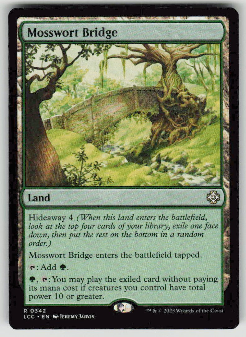 2023 The Lost Caverns of Ixalan Commander 342 Mosswort Bridge