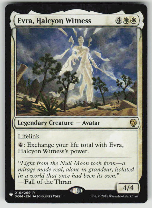 2018 Dominaria 16 Evra, Halcyon Witness