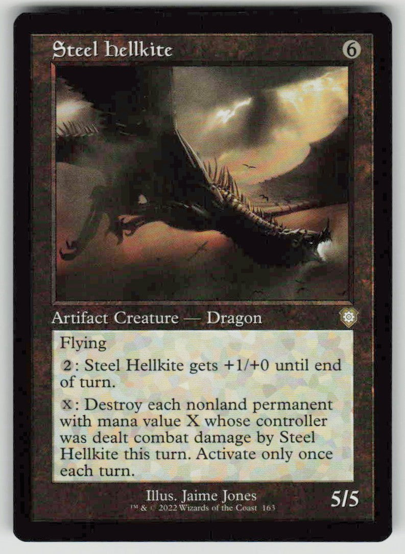 2022 The Brothers' War Commander 163 Steel Hellkite