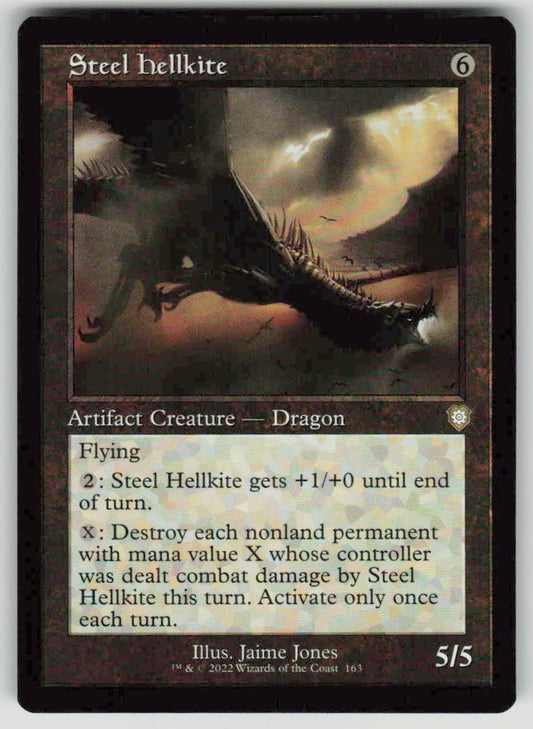 2022 The Brothers' War Commander 163 Steel Hellkite