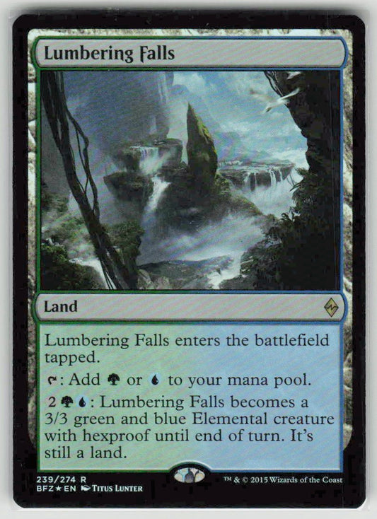 2015 Battle for Zendikar 239 Lumbering Falls