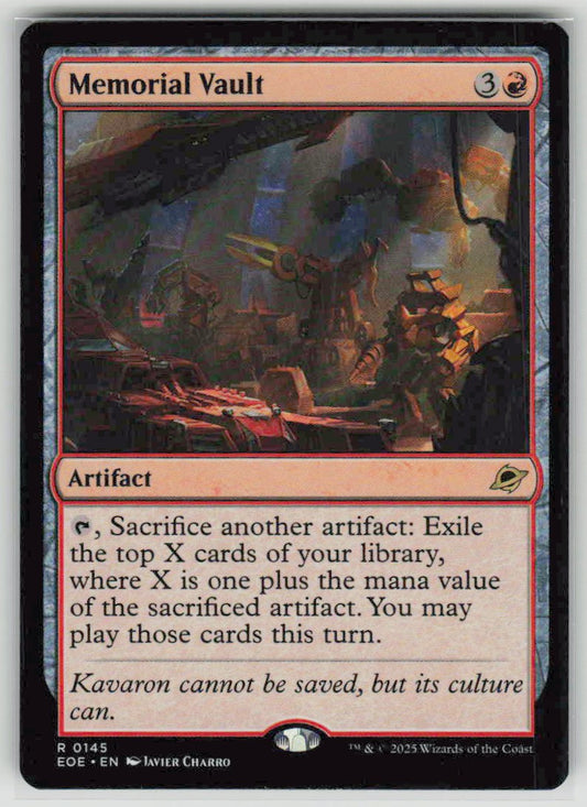 2025 Edge of Eternities 145 Memorial Vault