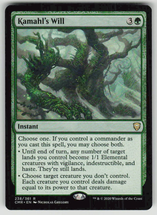 2020 Commander Legends 238 Kamahl's Will