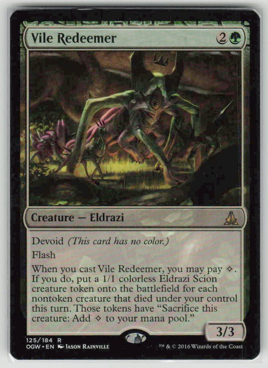 2016 Oath of the Gatewatch 125 Vile Redeemer