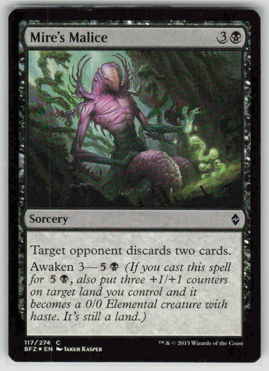 2015 Battle for Zendikar 117 Mire's Malice