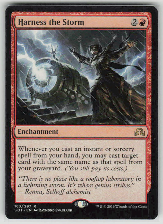 2016 Shadows over Innistrad 163 Harness the Storm