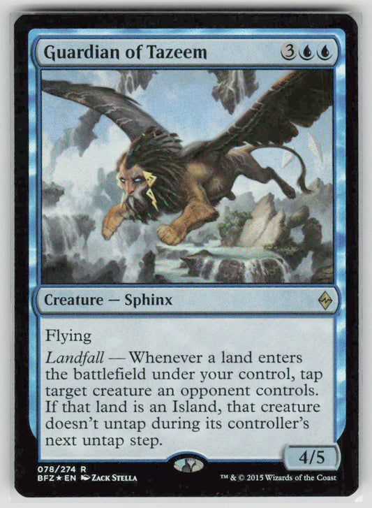 2015 Battle for Zendikar 78 Guardian of Tazeem