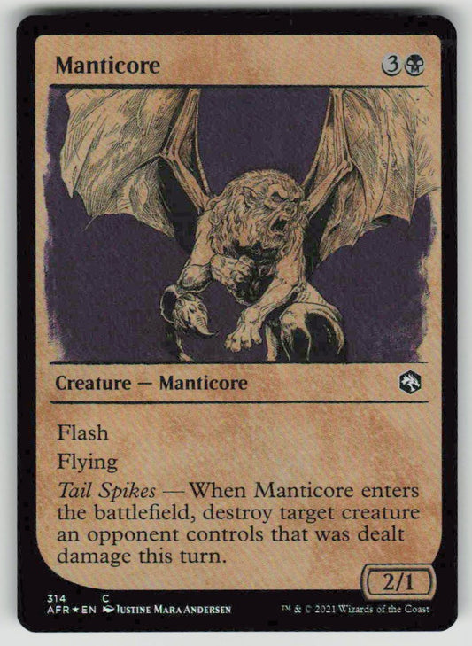2021 Adventures in the Forgotten Realms 314 Manticore