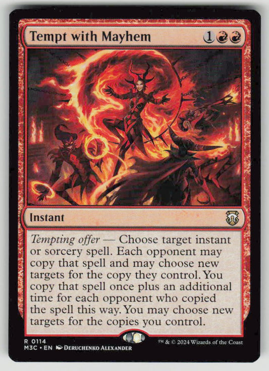 2024 Modern Horizons 3 Commander 114 Tempt with Mayhem