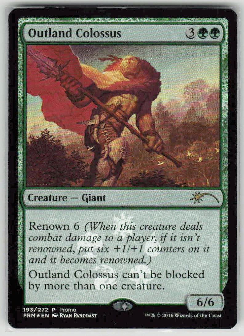 2015 Magic Origins Promos 193 Outland Colossus
