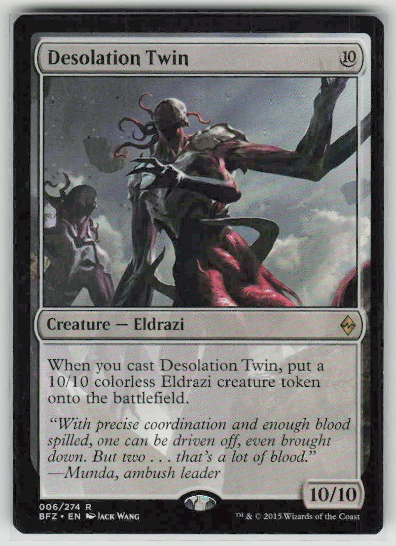2015 Battle for Zendikar 6 Desolation Twin