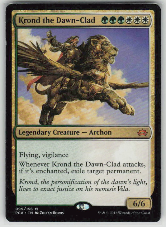 2016 Planechase Anthology 99 Krond the Dawn-Clad