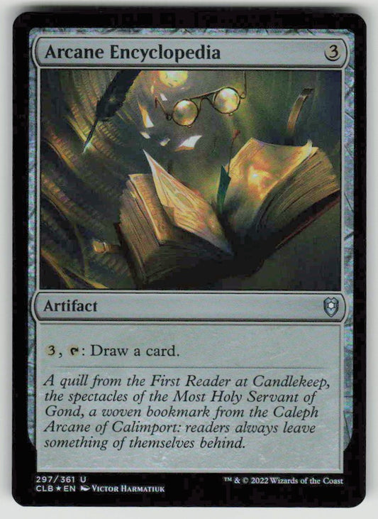 2022 Commander Legends: Battle for Baldur's Gate 297 Arcane Encyclopedia