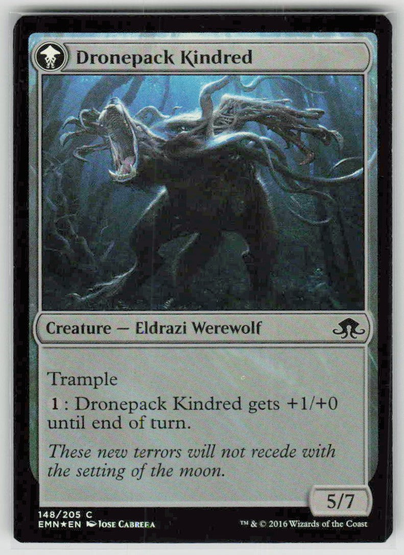 2016 Eldritch Moon 148 Vildin-Pack Outcast // Dronepack Kindred