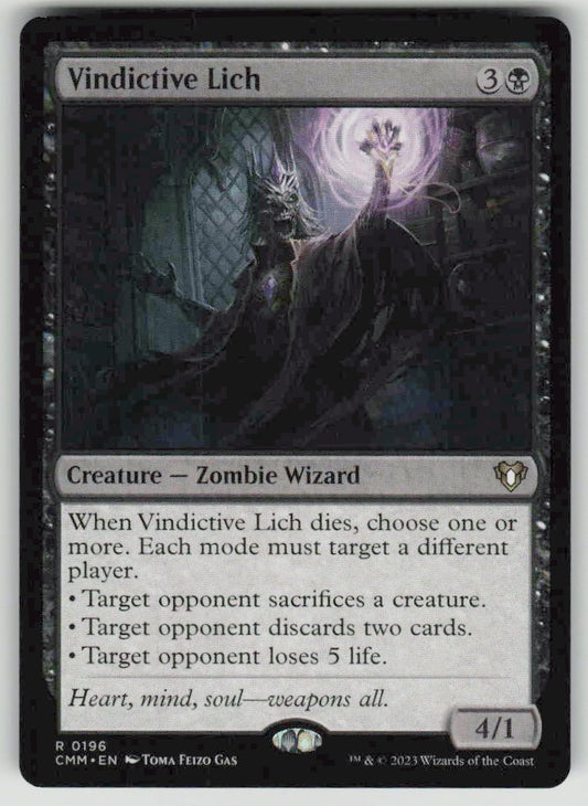 2023 Commander Masters 196 Vindictive Lich