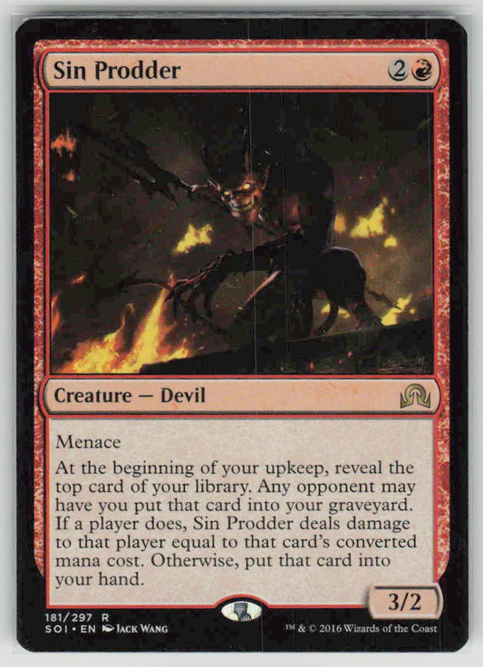 2016 Shadows over Innistrad 181 Sin Prodder