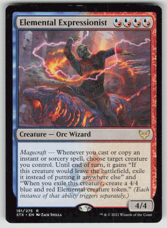 2021 Strixhaven: School of Mages 181 Elemental Expressionist