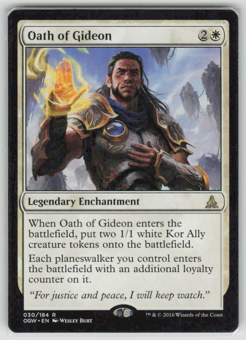 2016 Oath of the Gatewatch 30 Oath of Gideon