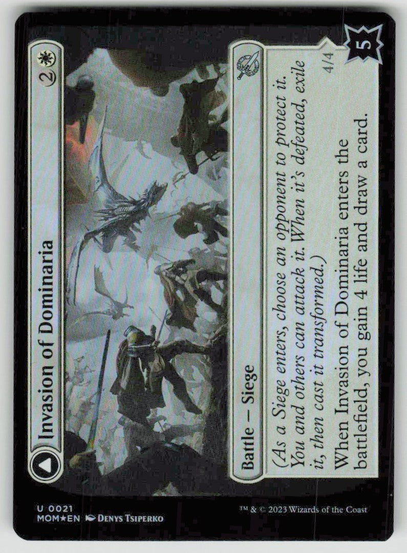2023 March of the Machine 21 Invasion of Dominaria // Serra Faithkeeper
