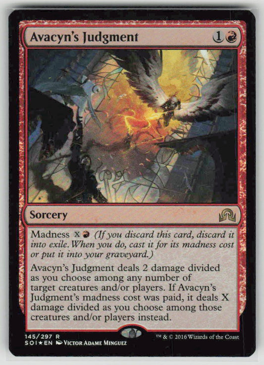 2016 Shadows over Innistrad 145 Avacyn's Judgment