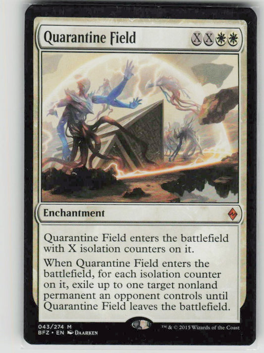 2015 Battle for Zendikar 43 Quarantine Field