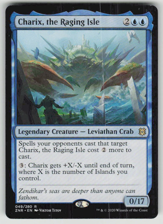2020 Zendikar Rising 49 Charix, the Raging Isle