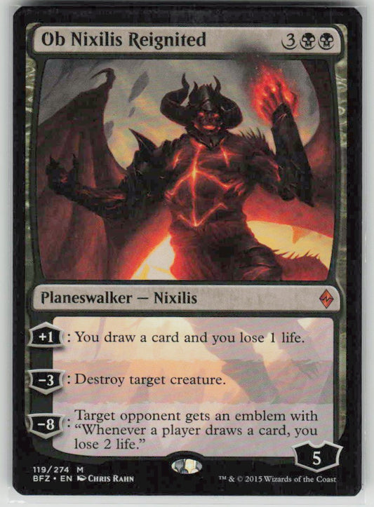 2015 Battle for Zendikar 119 Ob Nixilis Reignited
