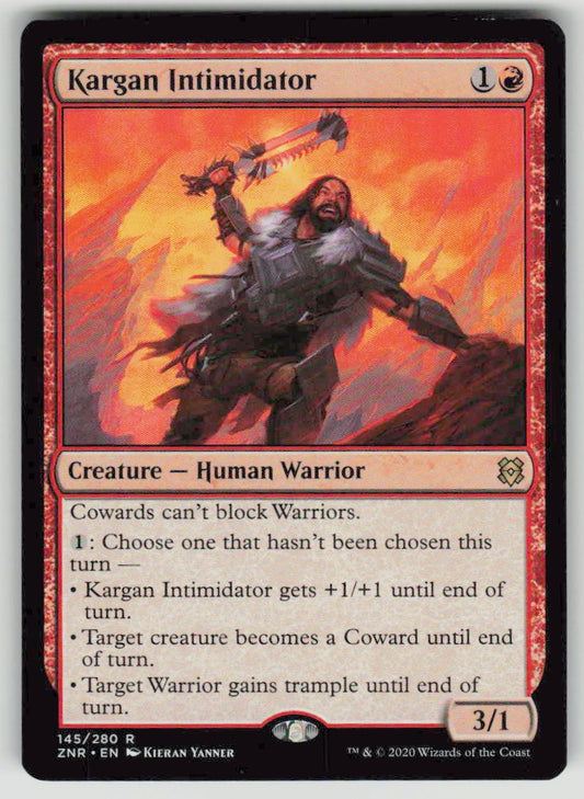 2020 Zendikar Rising 145 Kargan Intimidator