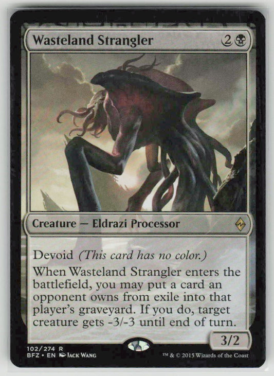 2015 Battle for Zendikar 102 Wasteland Strangler