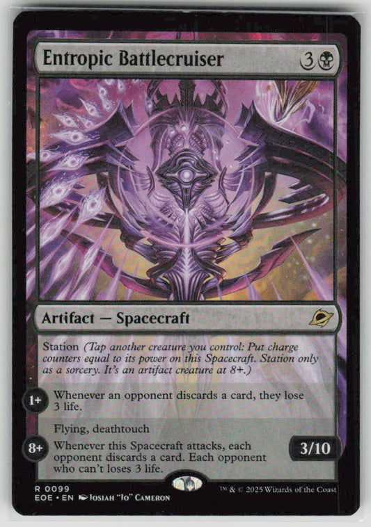2025 Edge of Eternities 99 Entropic Battlecruiser