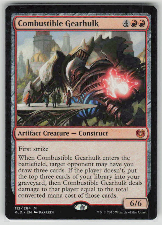 2016 Kaladesh 112 Combustible Gearhulk