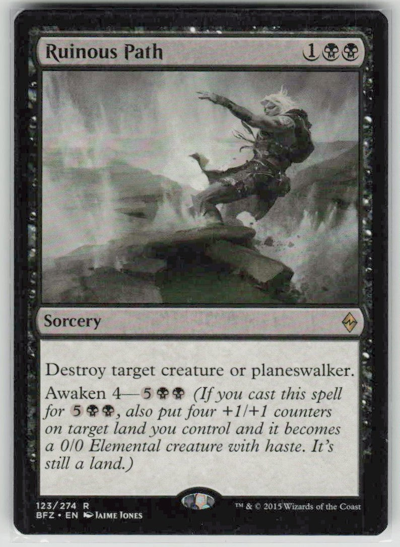 2015 Battle for Zendikar 123 Ruinous Path