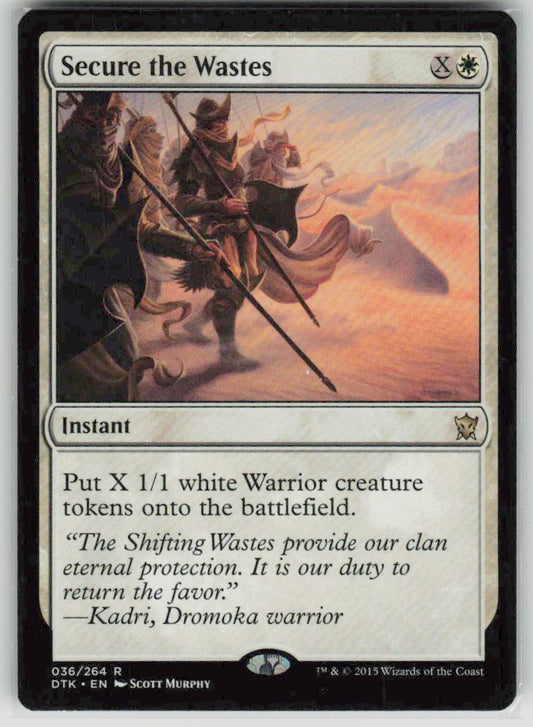 2015 Dragons of Tarkir 36 Secure the Wastes