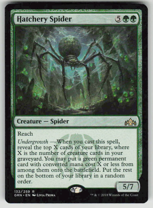 2018 Guilds of Ravnica 132 Hatchery Spider