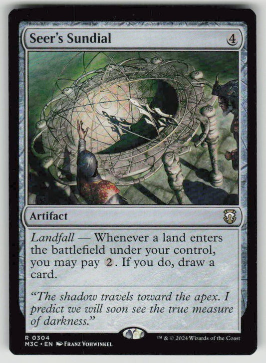 2024 Modern Horizons 3 Commander 304 Seer's Sundial