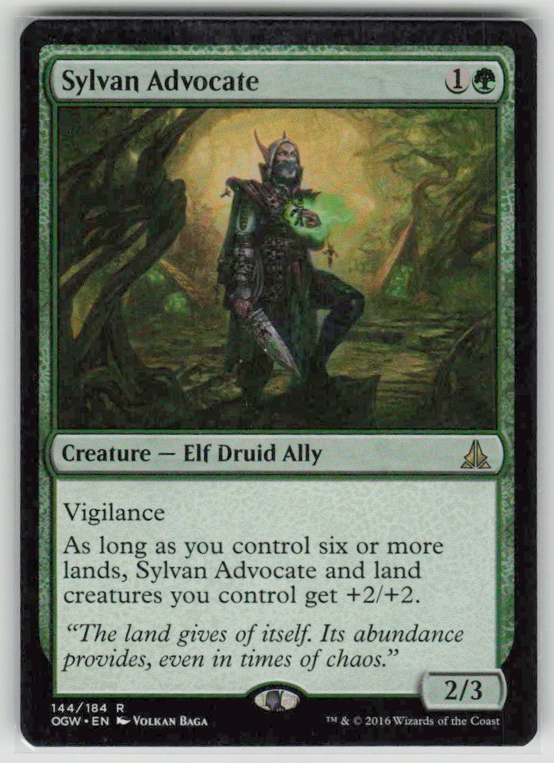 2016 Oath of the Gatewatch 144 Sylvan Advocate