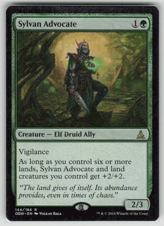 2016 Oath of the Gatewatch 144 Sylvan Advocate