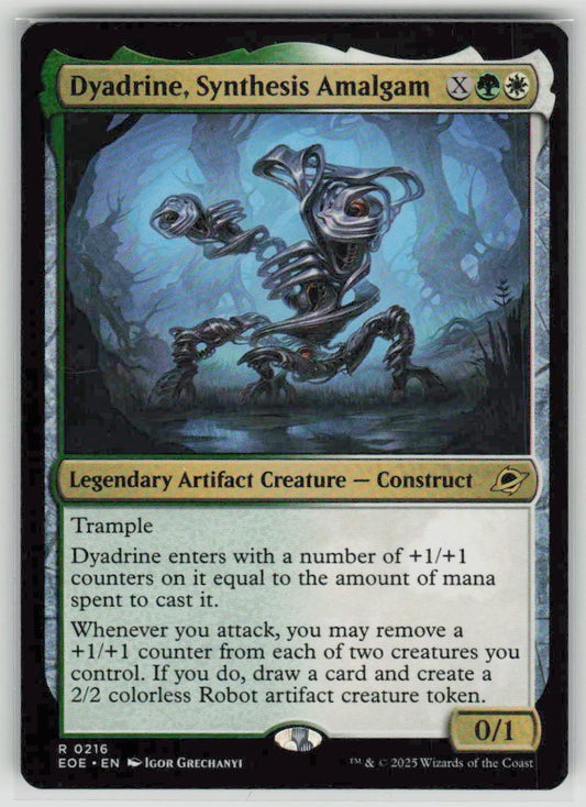2025 Edge of Eternities 216 Dyadrine, Synthesis Amalgam