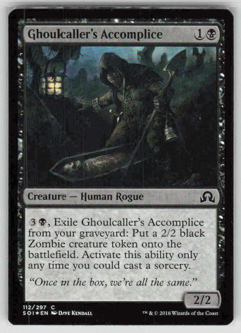 2016 Shadows over Innistrad 112 Ghoulcaller's Accomplice